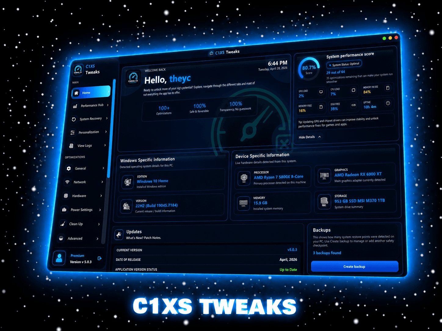 C1XS Tweaks product showcase thumbnail